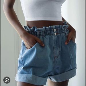 NWOT princess polly denim shorts